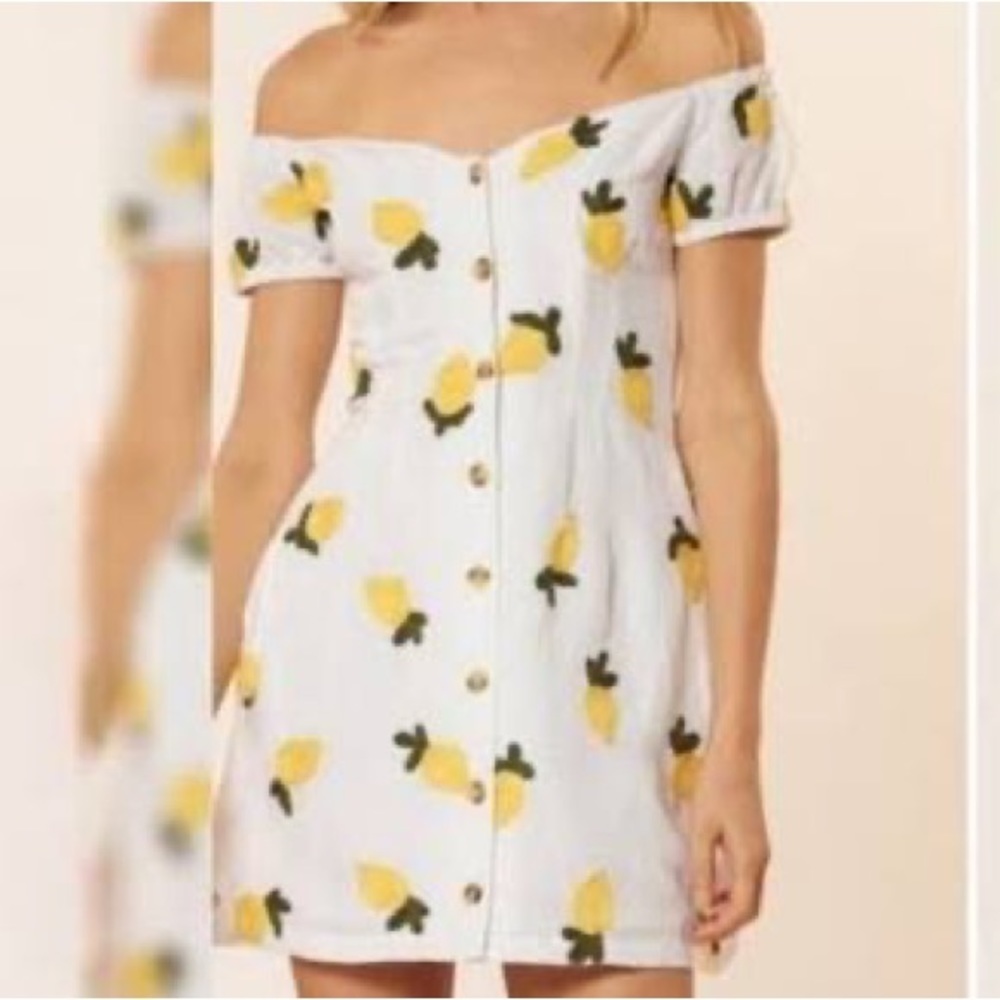 Red Carter Amalfi Coast Lemon Dress